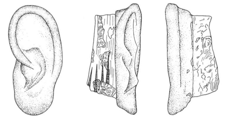 obsidian ear drawing 2
